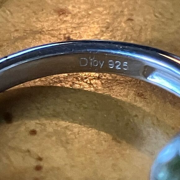 Artistic Rose De France Amethyst Peridot Sterling Silver Ring Size 7 - Picture 6 of 9